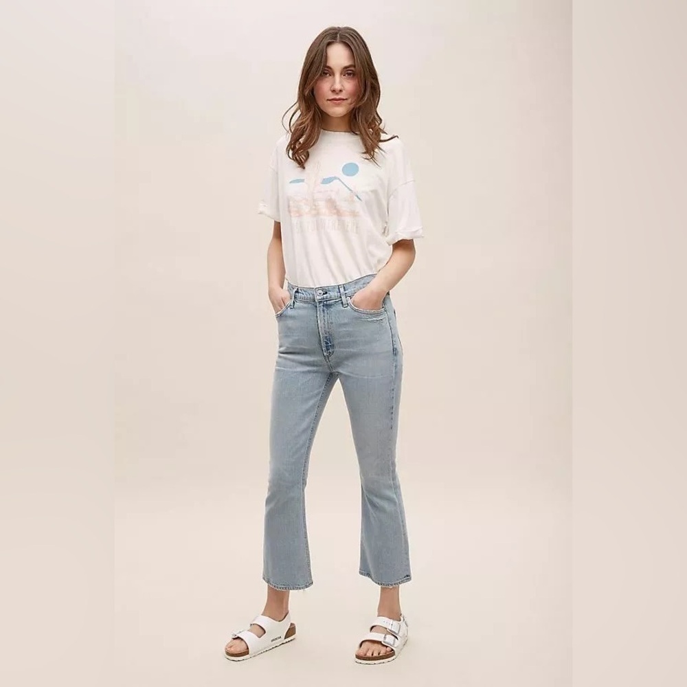 Citizens Of Humanity Demy Cropped Flare Jeans Size 26